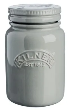 Kilner Keramikgefäß Push Top In Dunkelgrau, 0,6 Liter