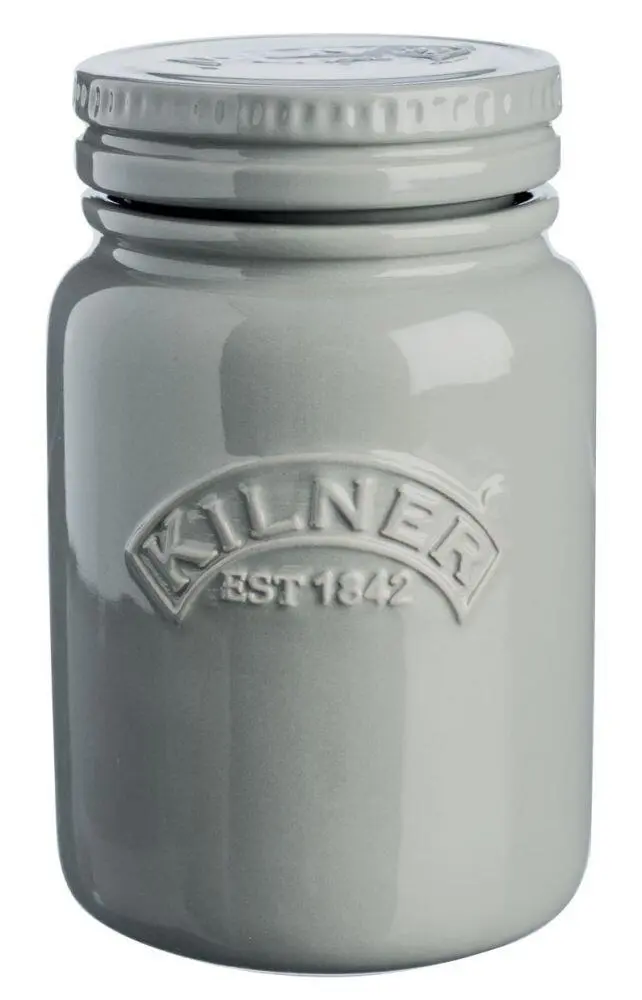 Kilner Keramikgefäß Push Top In Dunkelgrau, 0,6 Liter