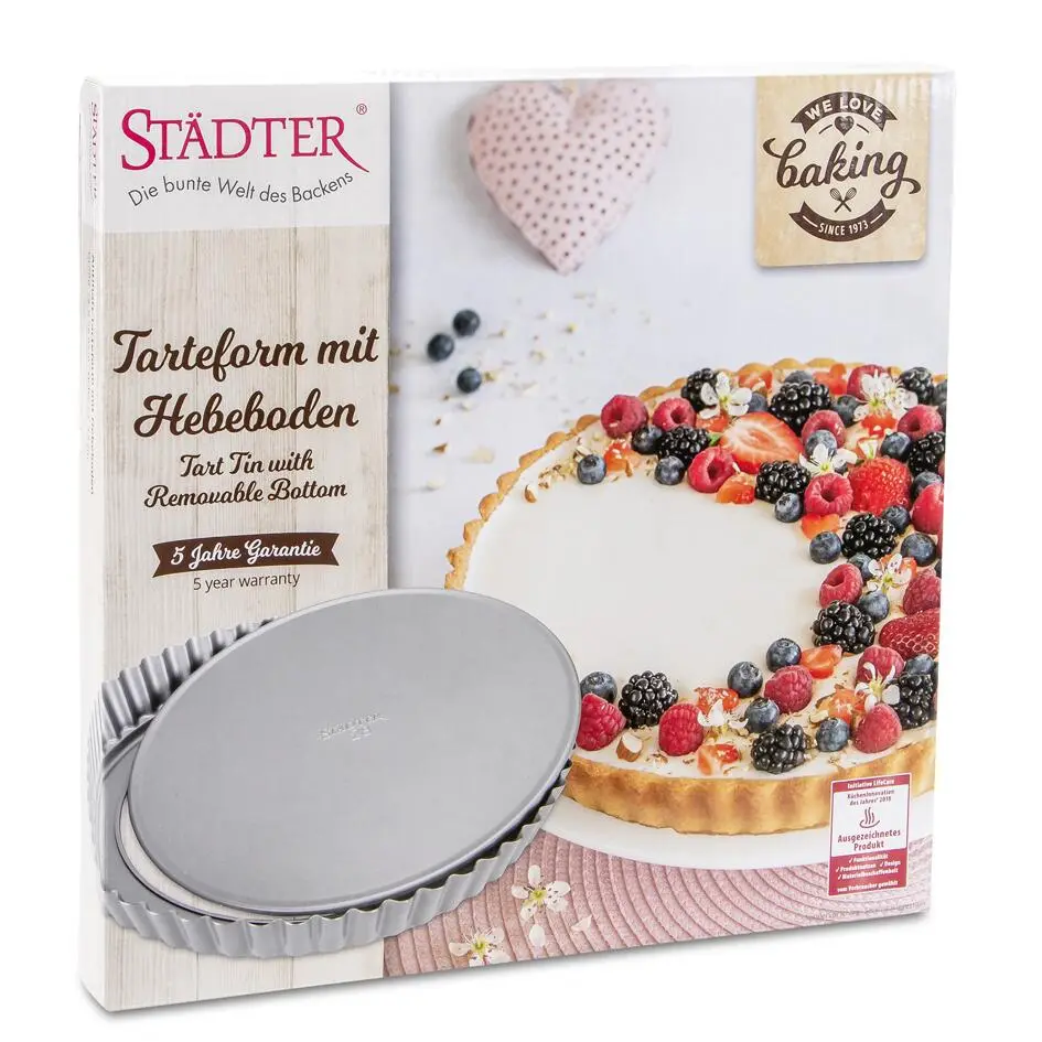 Städter Tarteform Mit Hebeboden ø 28 Cm / H 3,5 Cm Silber – Bild 4