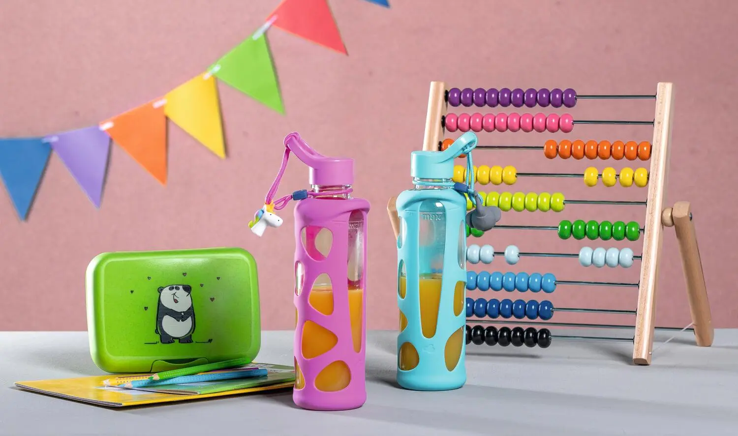 Leonardo Trinkflasche BAMBINI 500 Ml Türkis Elefant – Bild 2