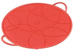 Kuhn Rikon Spritzschutz Silikon Rot 30cm