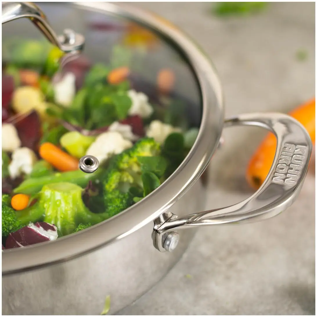 Kuhn Rikon Allround Servierpfanne Beschichtet Mit Glasdeckel 28 Cm – Bild 5