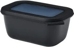 Mepal Multischüssel Cirqula Rechteckig 750 Ml - Nordic Black