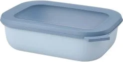 Mepal Multischüssel Cirqula Rechteckig 1000 Ml - Nordic Blue