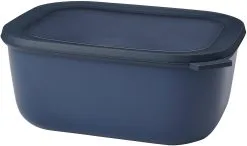 Mepal Multischüssel Cirqula Rechteckig 3000 Ml - Nordic Denim