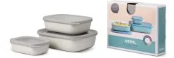 Mepal Set Cirqula Rechteckig 3-teilig (500+1000+2000) - Nordic White