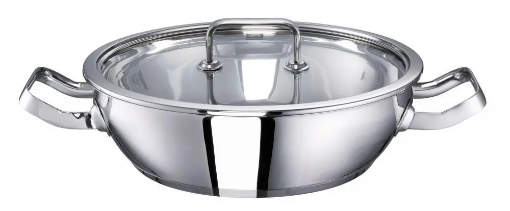 Rohe Schmorpfanne (inkl. Dämpfeinsatz) Conia – Bild 2