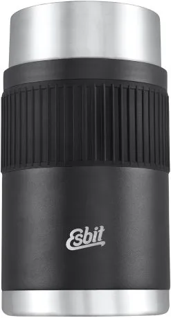 Esbit SCULPTOR Edelstahl Thermobehälter Mit Manschette, 1L, Schwarz
