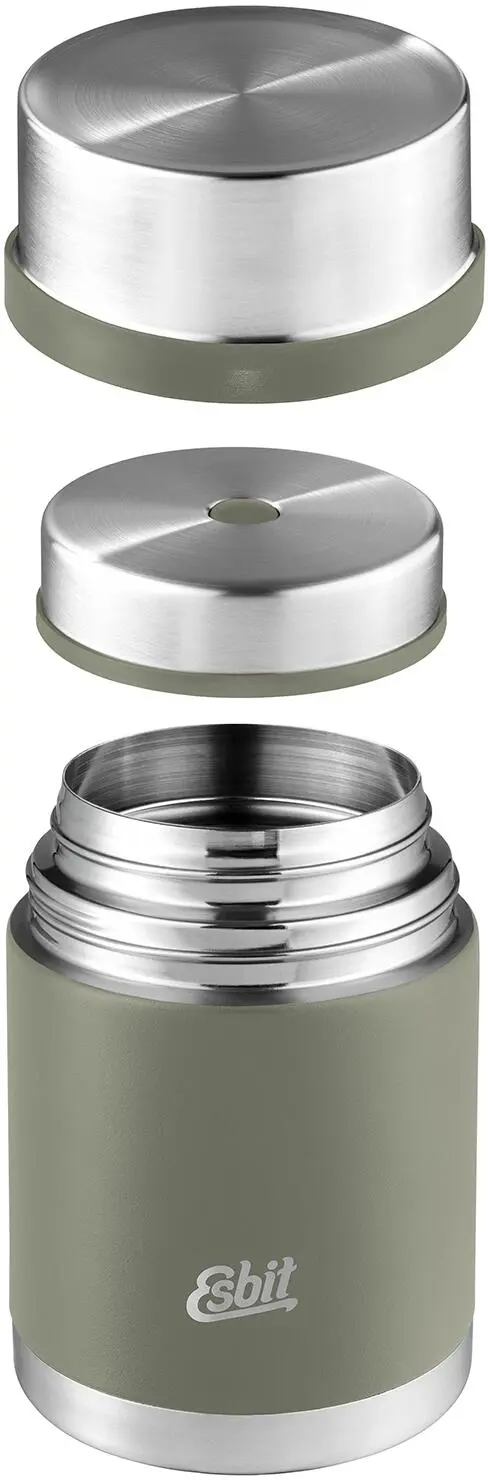 Esbit SCULPTOR Edelstahl Thermobehälter, 750ml, Stone Grey – Bild 3