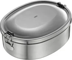 Cilio Lunch Box MONTE Oval, Edelstahl