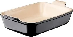 Le Creuset Auflaufform Tradition, Rechteckig In Schwarz Glänzend