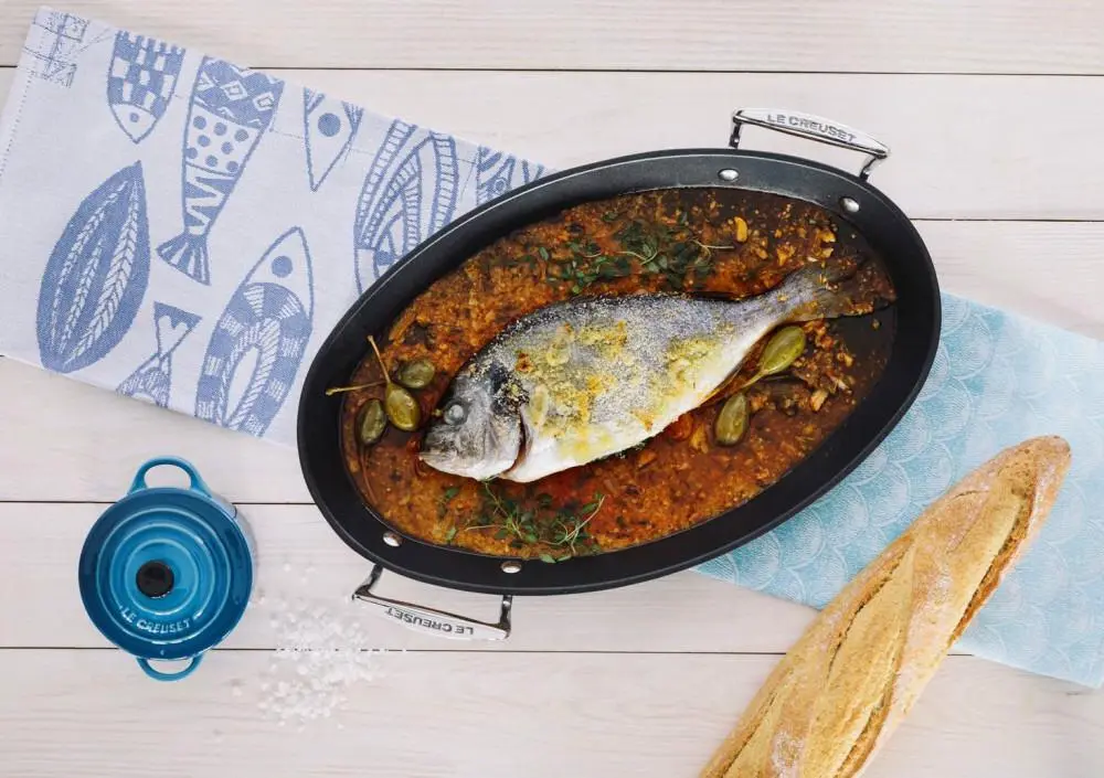 Le Creuset Aluminium-Antihaft-Pfanne Oval, 40 Cm – Bild 4