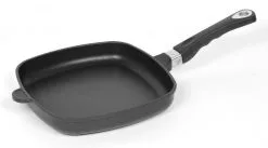 AMT Gastroguss AMT Eckpfanne Flach Aus Aluguss Mit Stielgriff