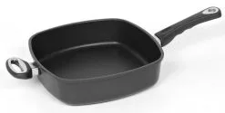 AMT Gastroguss AMT Eckpfanne Aus Aluguss Mit Griff Und Stiel