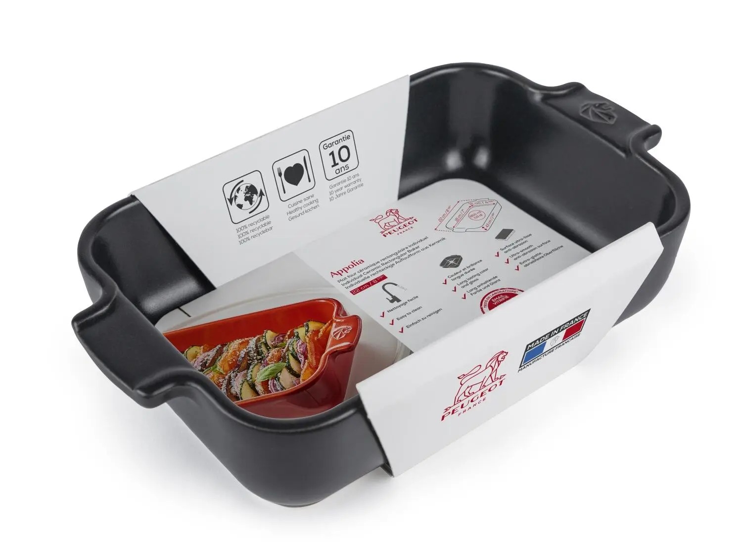 Appolia Auflaufform Rechteckig In Schiefergrau – Bild 2