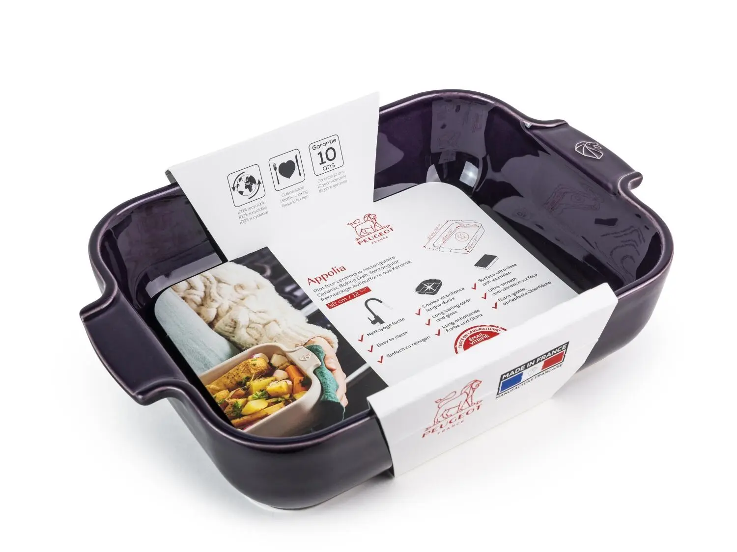 Appolia Auflaufform Rechteckig In Aubergine – Bild 5