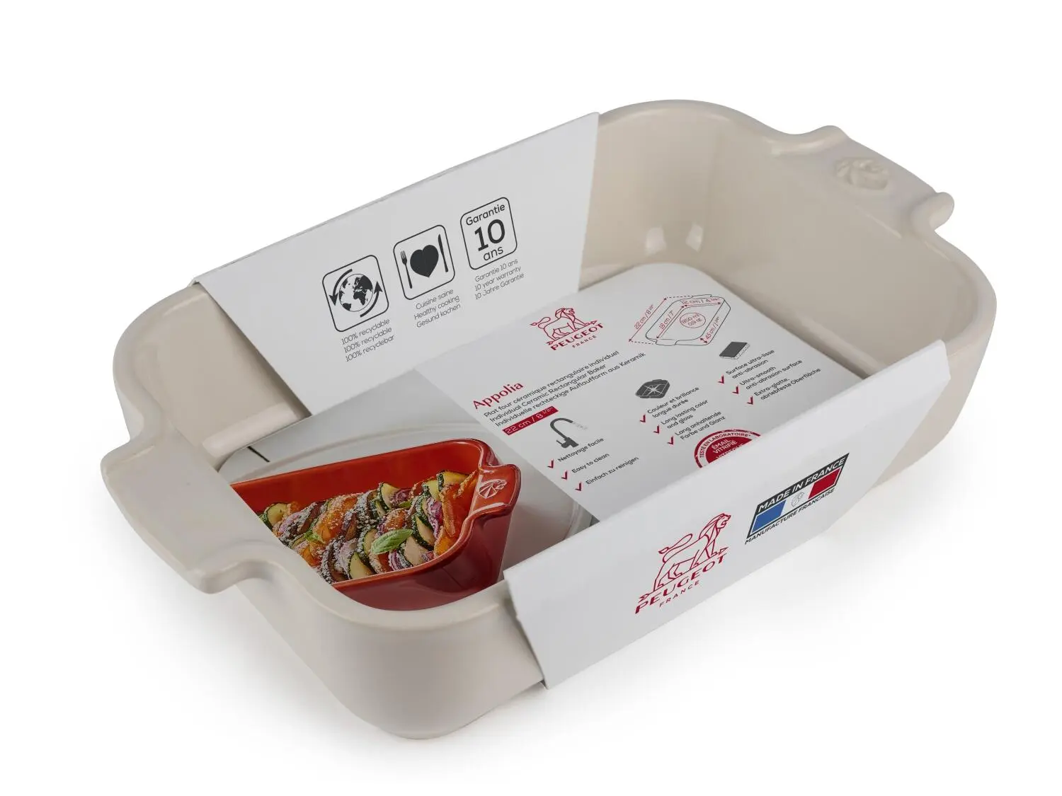 Appolia Auflaufform Rechteckig In Ecru – Bild 2