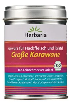 Herbaria Große Karawane, Gewürz Für Hackfleisch Und Falafel