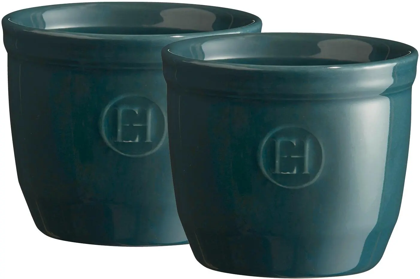 Emile Henry Töpfchen Nr. 8 In Feu Doux, 2er Set