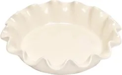 Emile Henry Pie Dish Mit Wellenrand In Ton