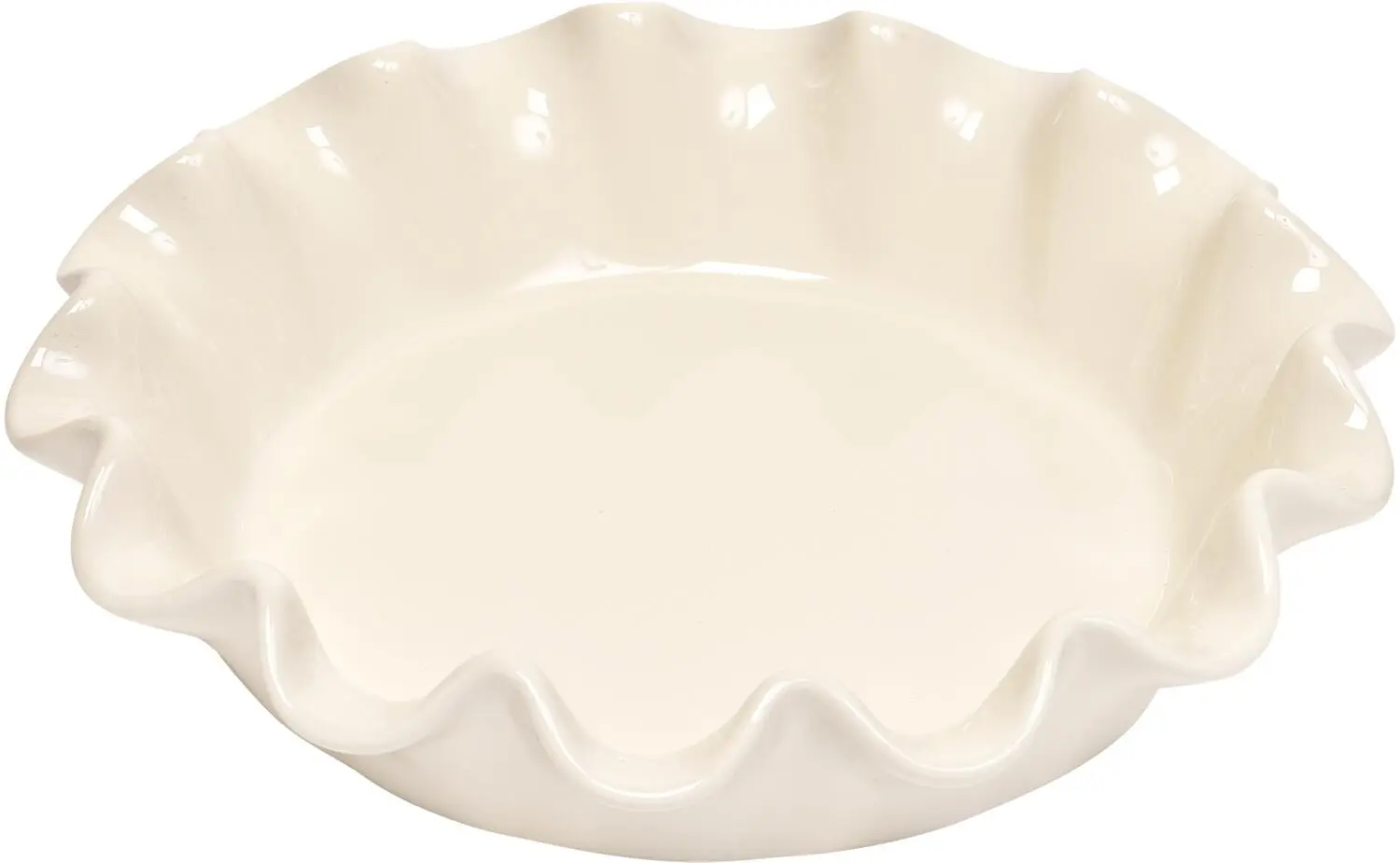 Emile Henry Pie Dish Mit Wellenrand In Ton