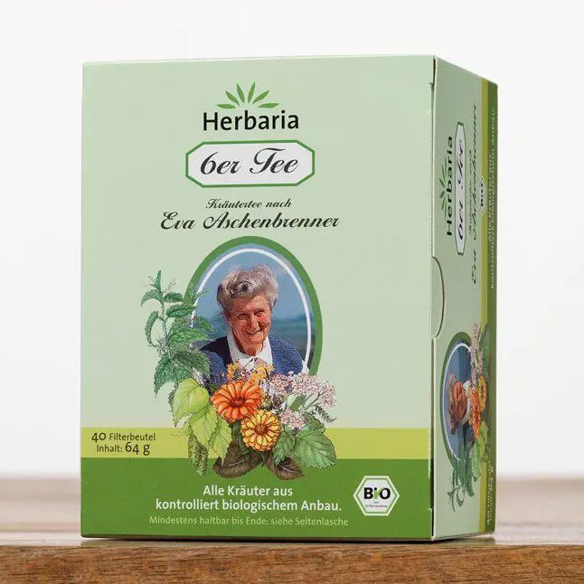 Herbaria 6er Tee Nach Eva Aschenbrenner, Filterbeutel