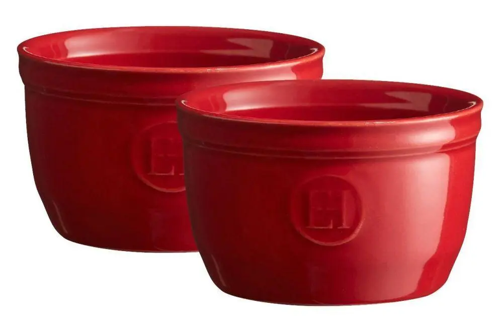 Emile Henry Töpfchen Nr. 9 In Granatapfel, 2er Set