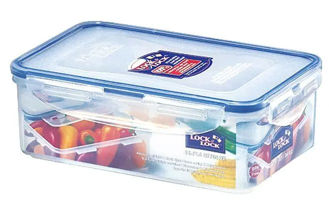 Lock & Lock Frischhaltebox Rechteckig Mit Ablaufgitter, 1 Liter
