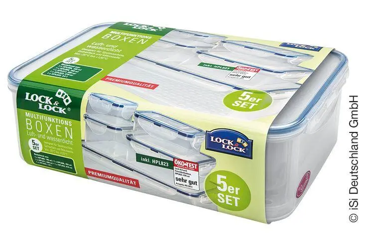 Lock & Lock Frischhalteboxen Öko, 5er Set – Bild 2