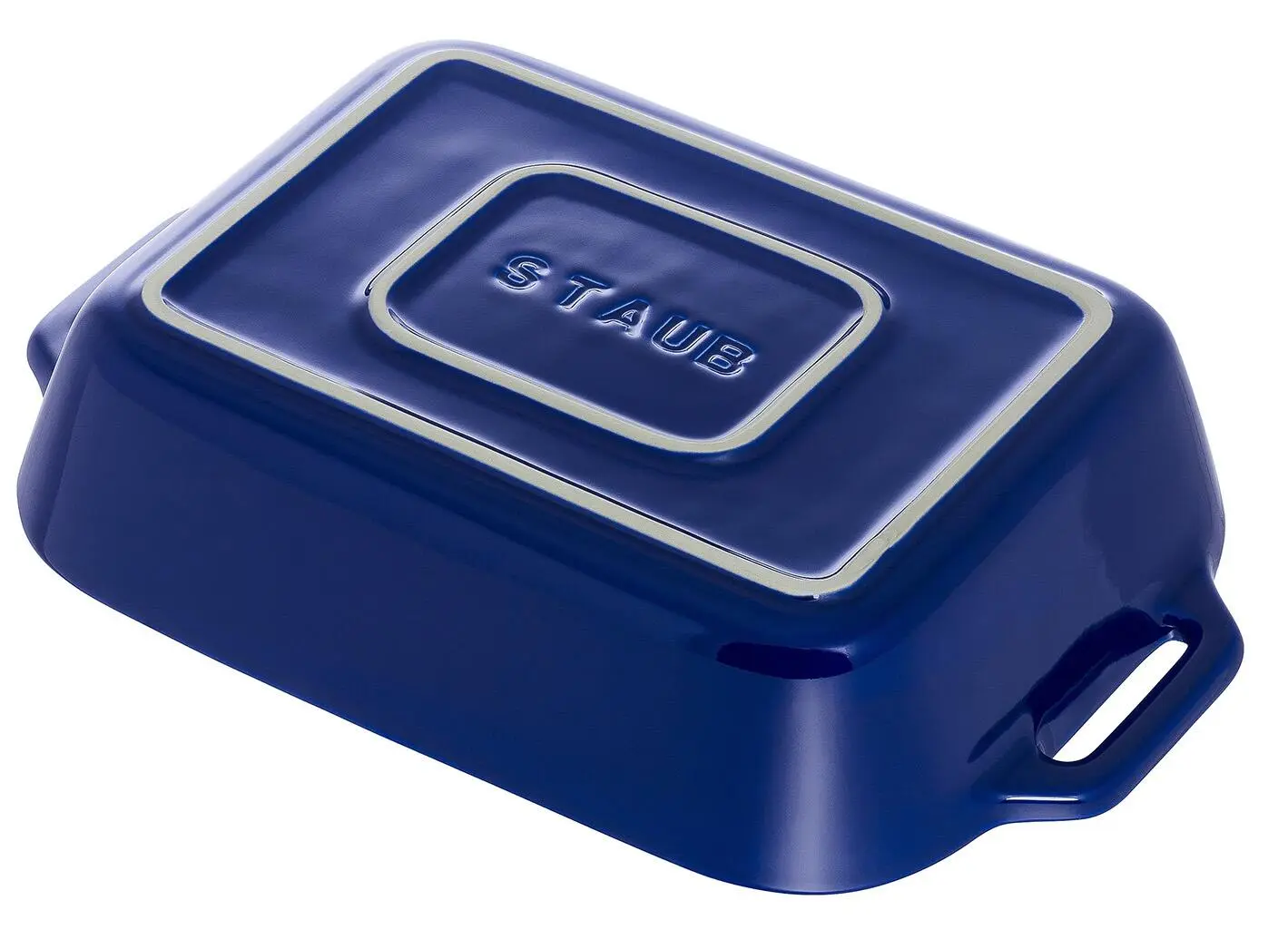 Staub Auflaufform Aus Keramik In Dunkelbau – Bild 2