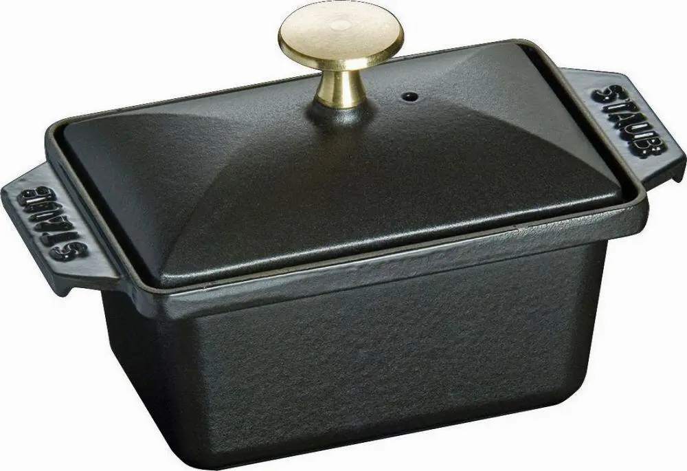 Staub Terrine Klein Aus Gusseisen In Schwarz