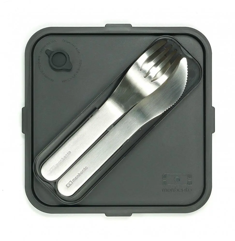 Monbento Pocket Besteck In Schwarz – Bild 3