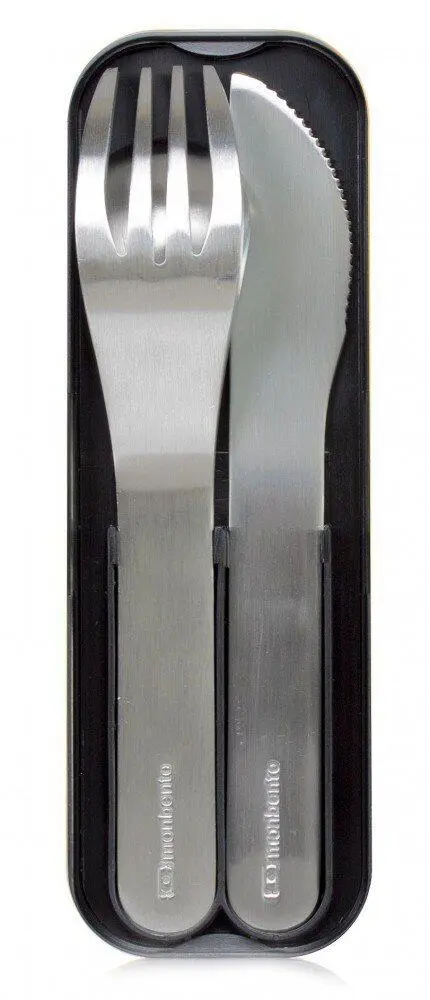 Monbento Pocket Besteck In Schwarz