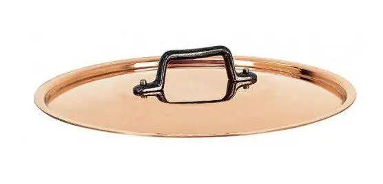 De Buyer Kupferdeckel Inocuivre Mit Gusseisengriff