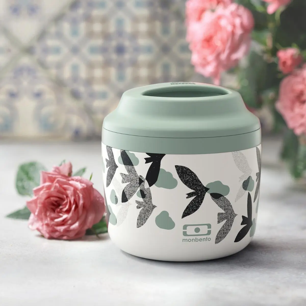 Monbento MB Element Isolier-Speisegefäß, Graphic Birds – Bild 5