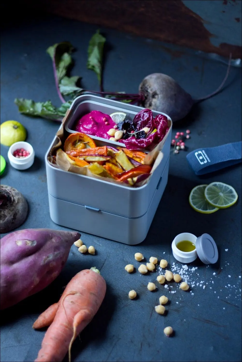 Monbento MB Square Bento-Box Denim, Made In France – Bild 4