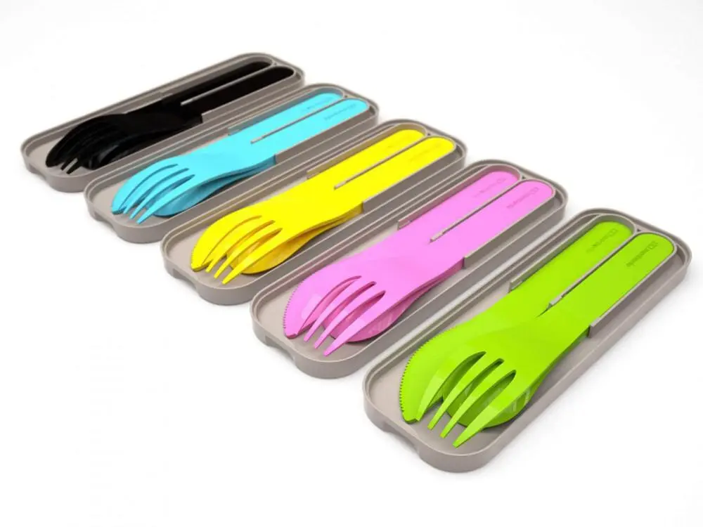 Monbento Pocket Color Besteck In Himmelblau – Bild 3