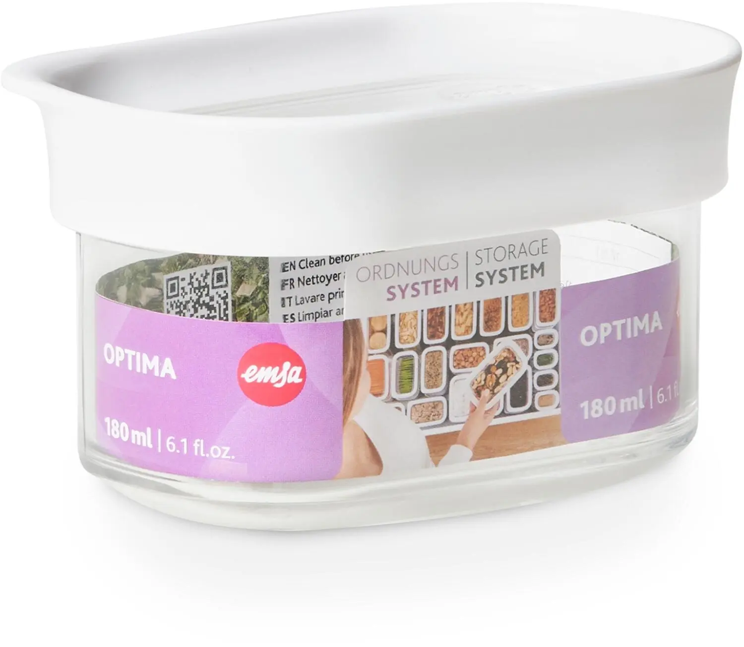 Emsa Trockenvorratsdose Optima 0,18 L, Rechteckig – Bild 2